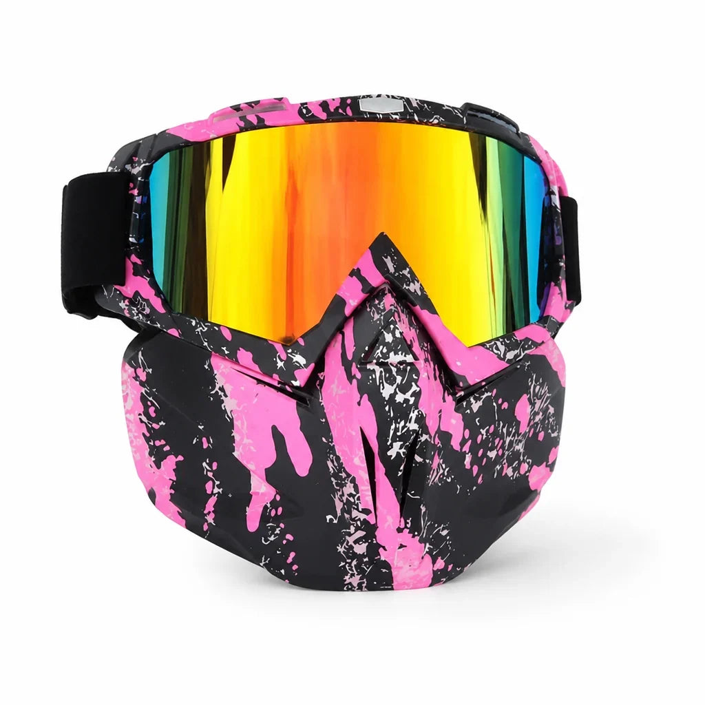 Protective Goggles & Mask | Fog-Free PC Lenses | TPU Frame