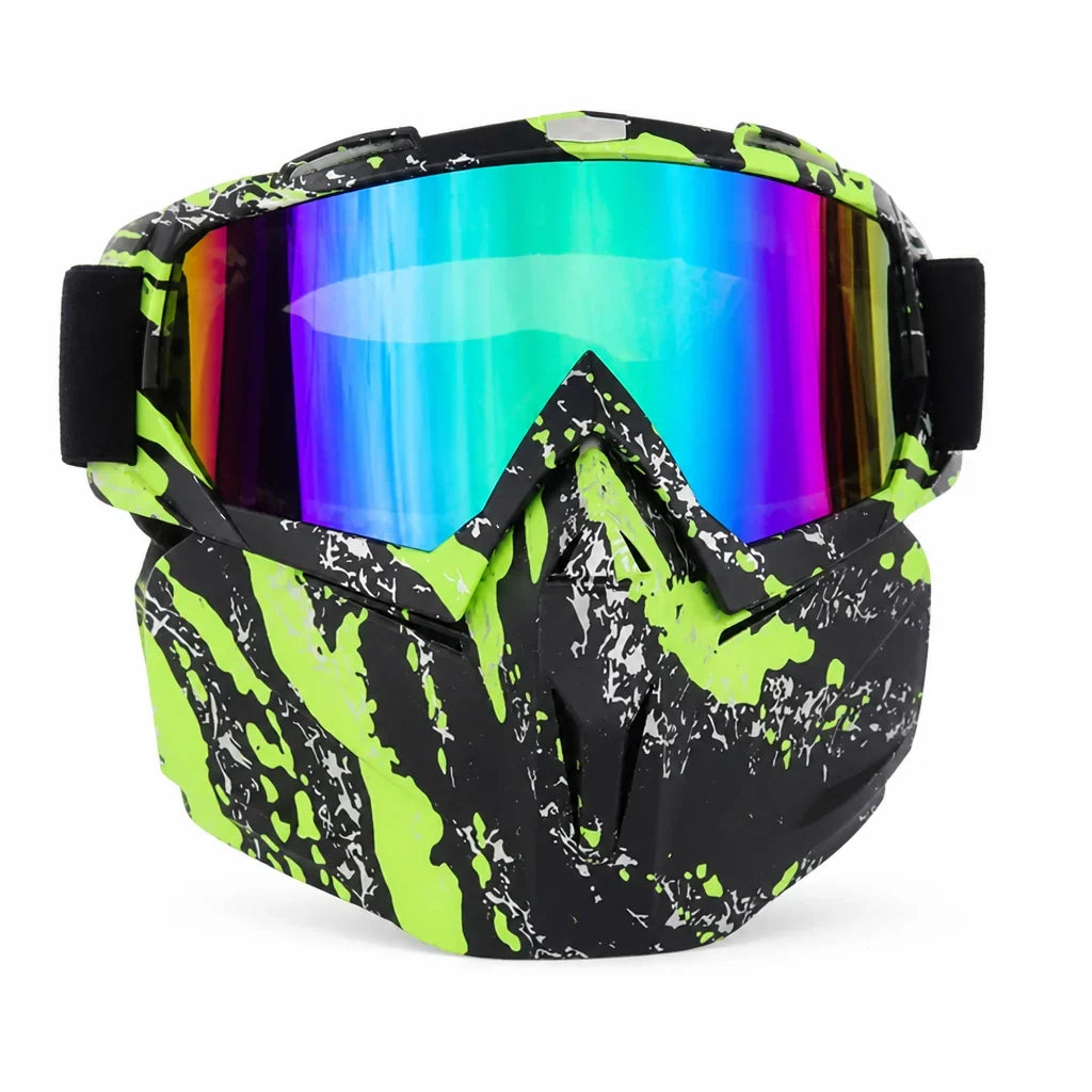 Protective Goggles & Mask | Fog-Free PC Lenses | TPU Frame