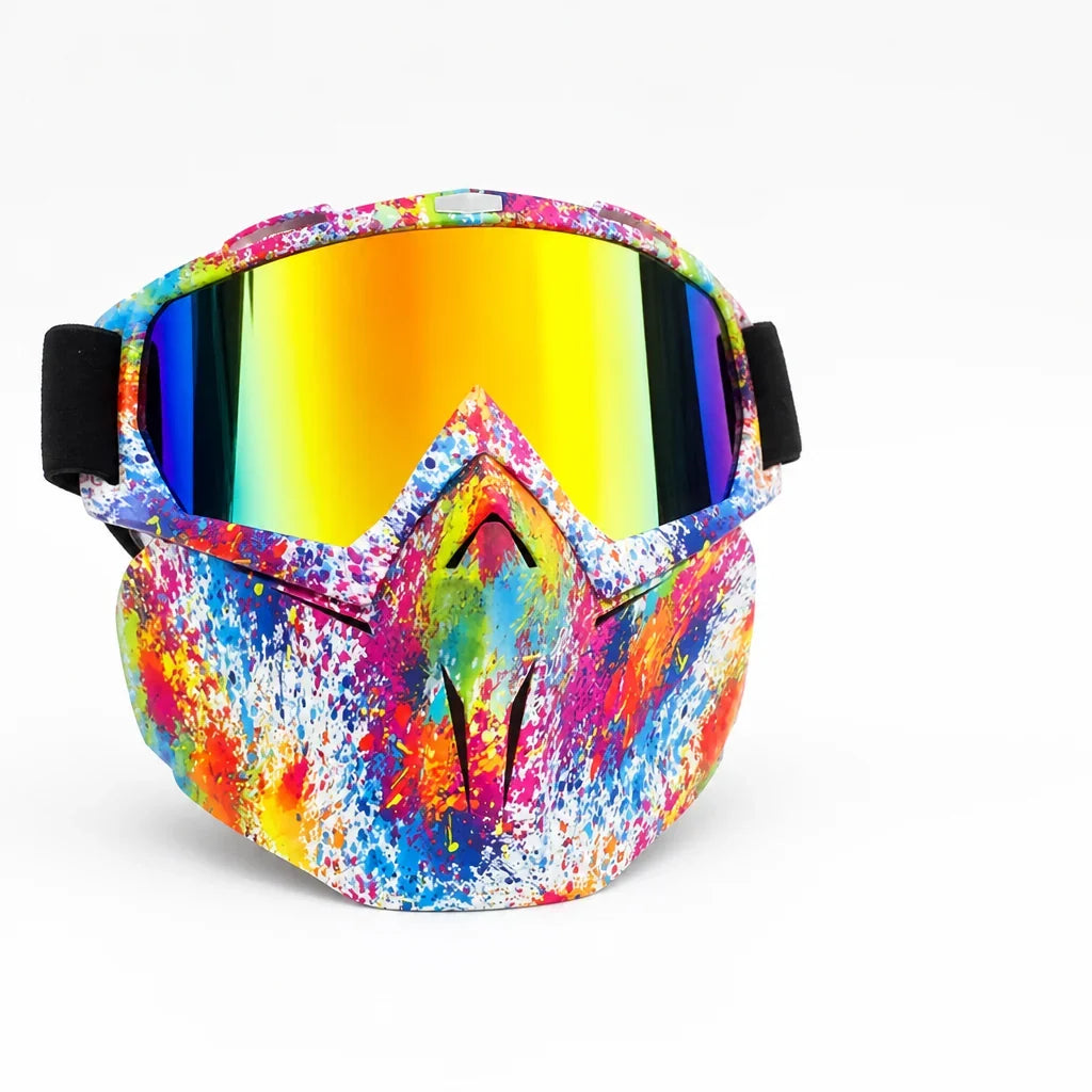 Protective Goggles & Mask | Fog-Free PC Lenses | TPU Frame