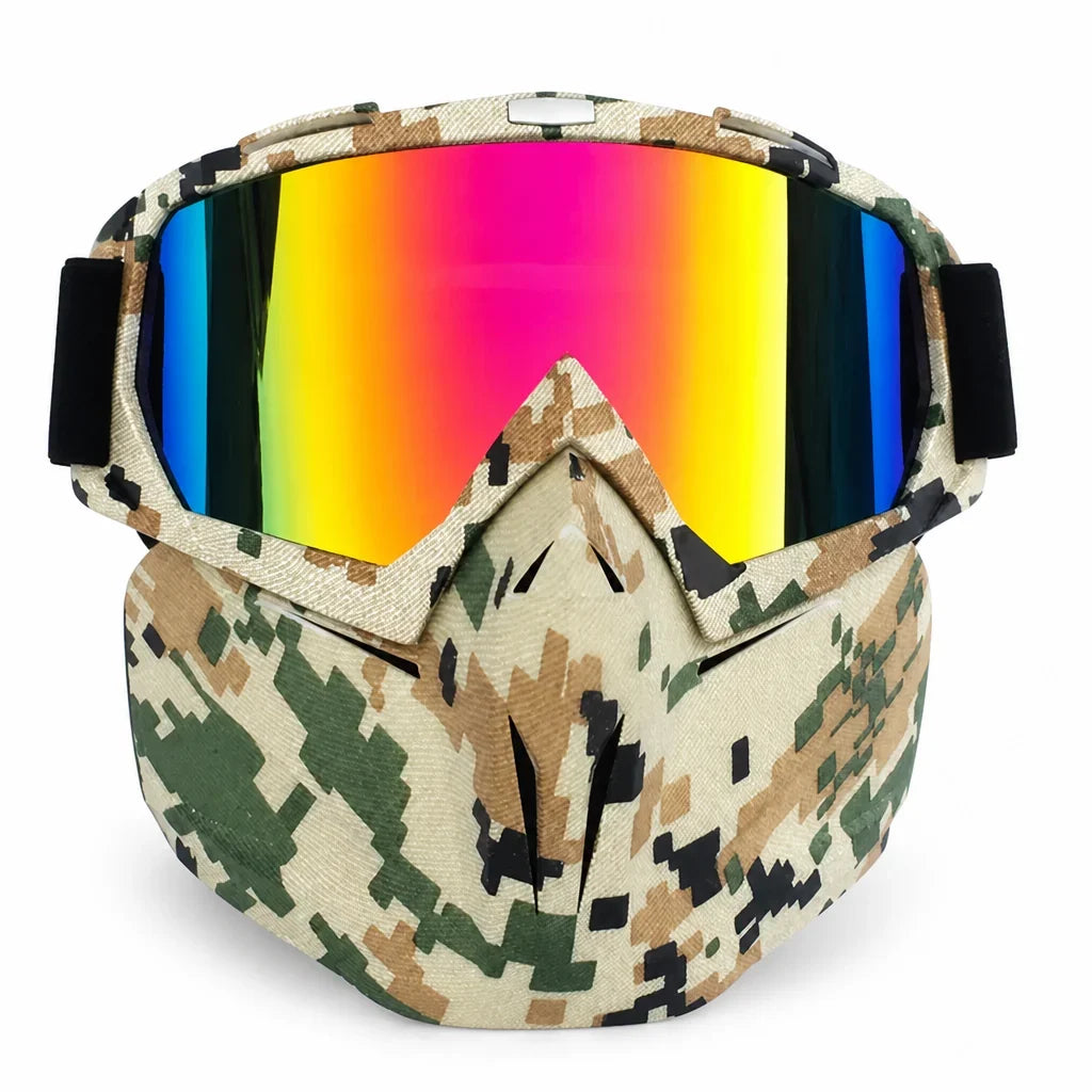 Protective Goggles & Mask | Fog-Free PC Lenses | TPU Frame