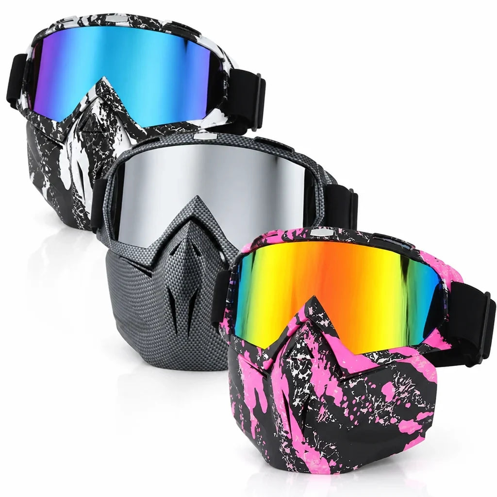 Protective Goggles & Mask | Fog-Free PC Lenses | TPU Frame