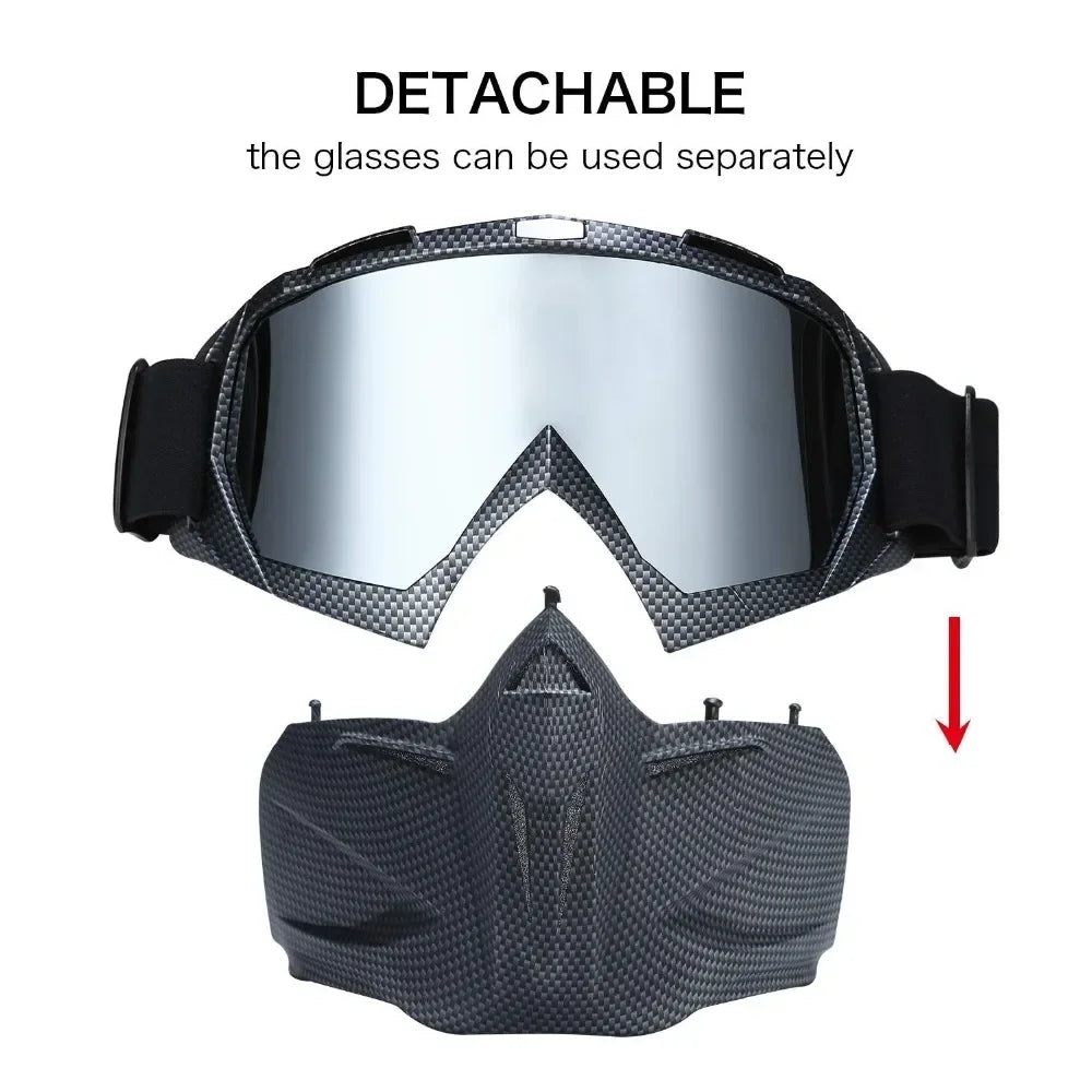 Protective Goggles & Mask | Fog-Free PC Lenses | TPU Frame