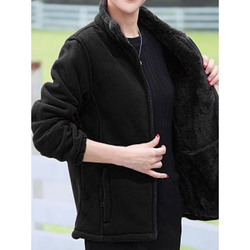 Marjorie | Winter Plus Size Fleece Jacket