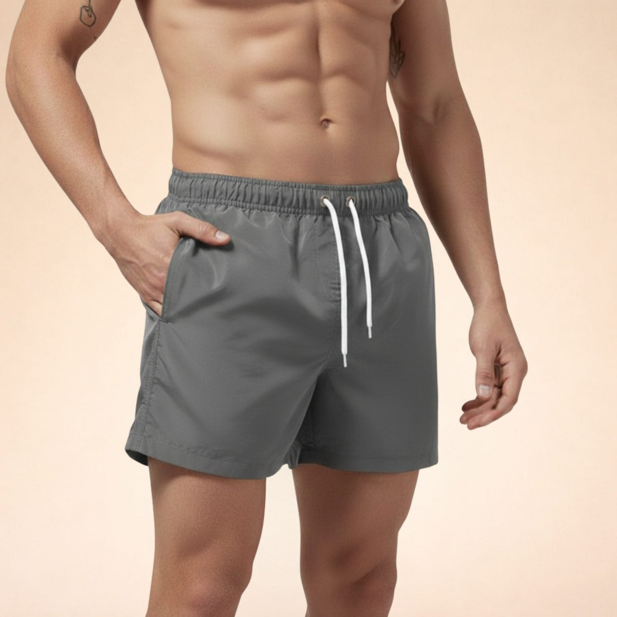 Quick-Dry Swim Shorts for Men