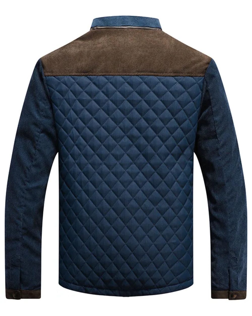 Quilted Colorblock Jacket for Men
