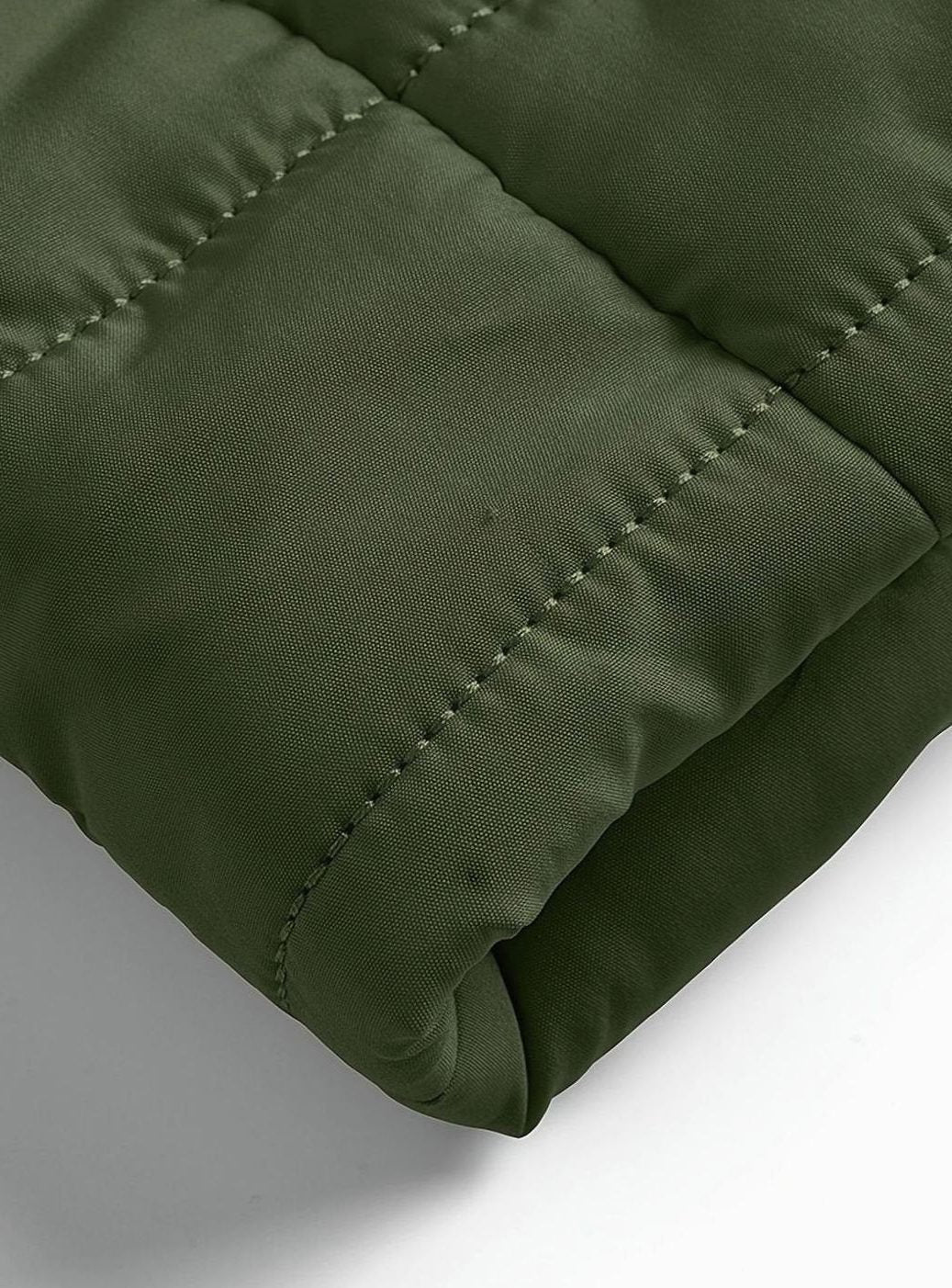 Quilted Zip-Up Puffer Jacket for Men