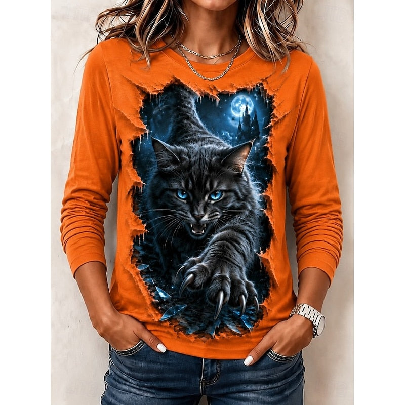 Juliet | Halloween Long Sleeve Fall Graphic Tee