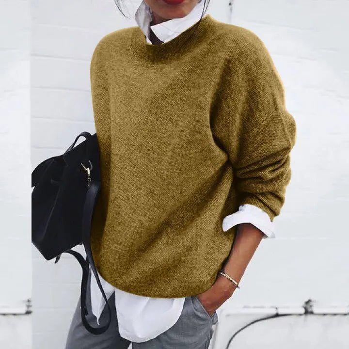 Radolf | Women's Cashmere Blend Sweater with Crew Neck