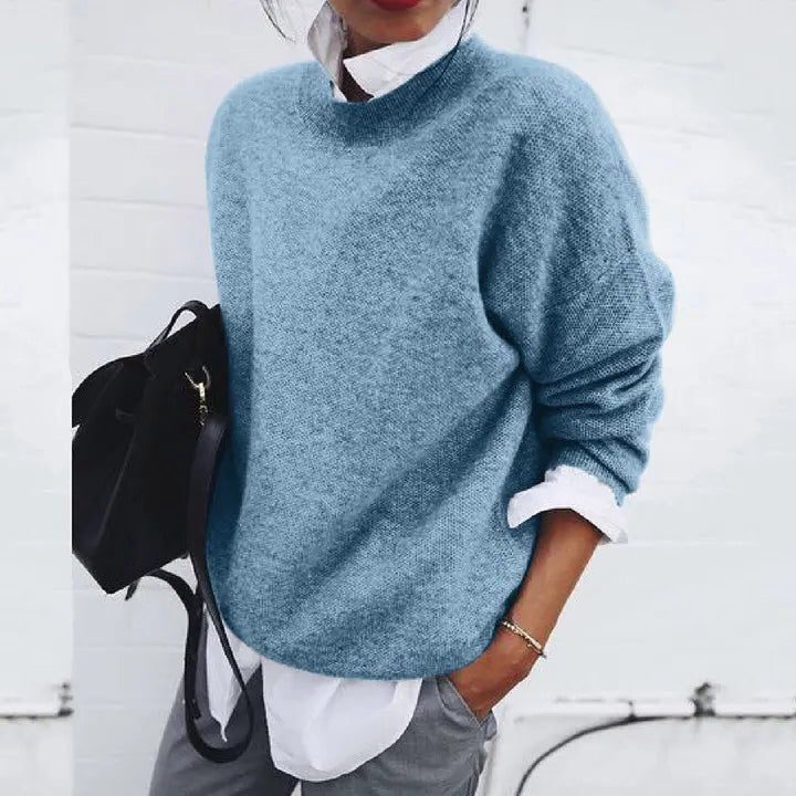 Radolf | Women's Cashmere Blend Sweater with Crew Neck