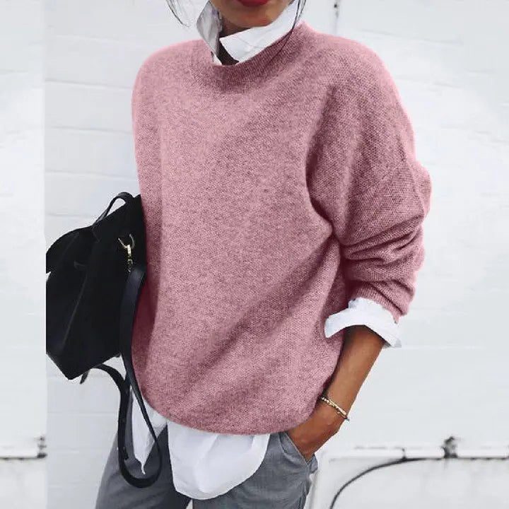Radolf | Women's Cashmere Blend Sweater with Crew Neck