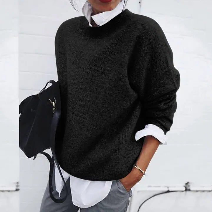 Radolf | Women's Cashmere Blend Sweater with Crew Neck