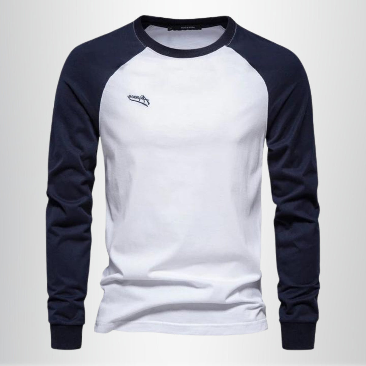 Raglan Long Sleeve Crew Neck T-Shirt for Men