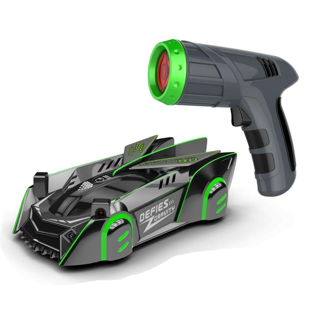Rc Car with Laser Guided Wall Climbing and USB Rechargeable Remote Control