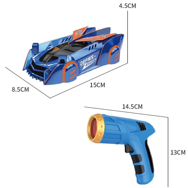 Rc Car with Laser Guided Wall Climbing and USB Rechargeable Remote Control