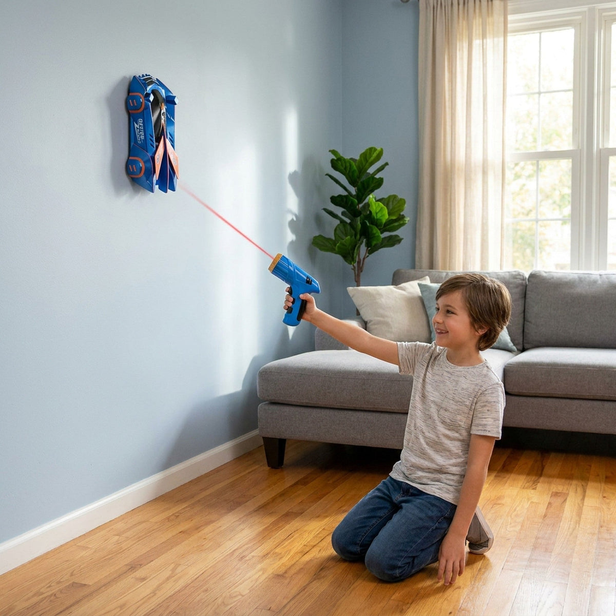 Rc Car with Laser Guided Wall Climbing and USB Rechargeable Remote Control