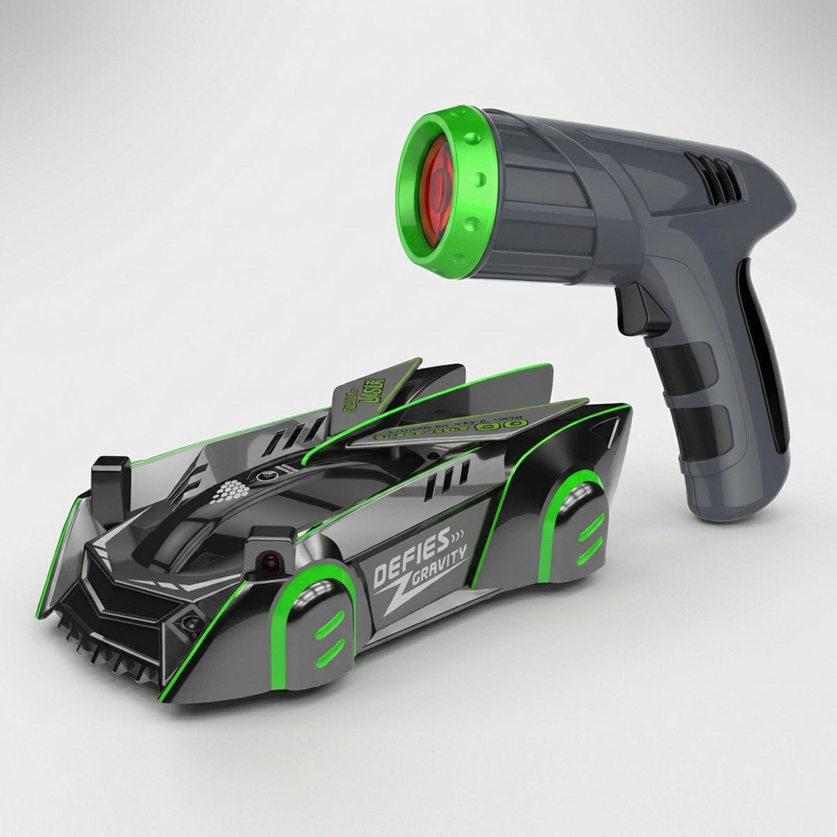 Rc Car with Laser Guided Wall Climbing and USB Rechargeable Remote Control