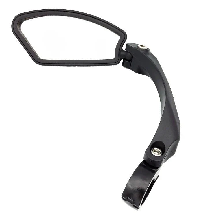 Rearview Bike Mirror | Adjustable Angle & Wide View | Fits Most Handlebars