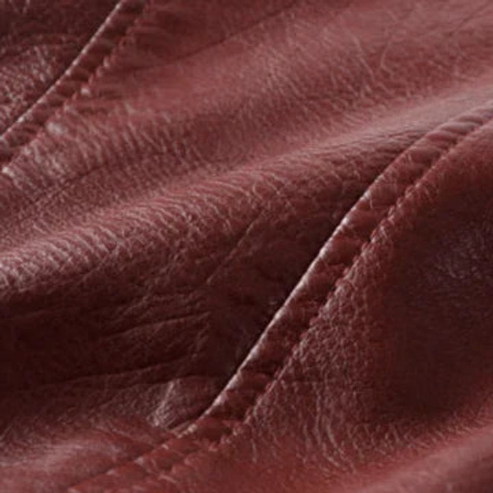 Margot | Women's Faux Leather Moto Jacket Asymmetric Zipper