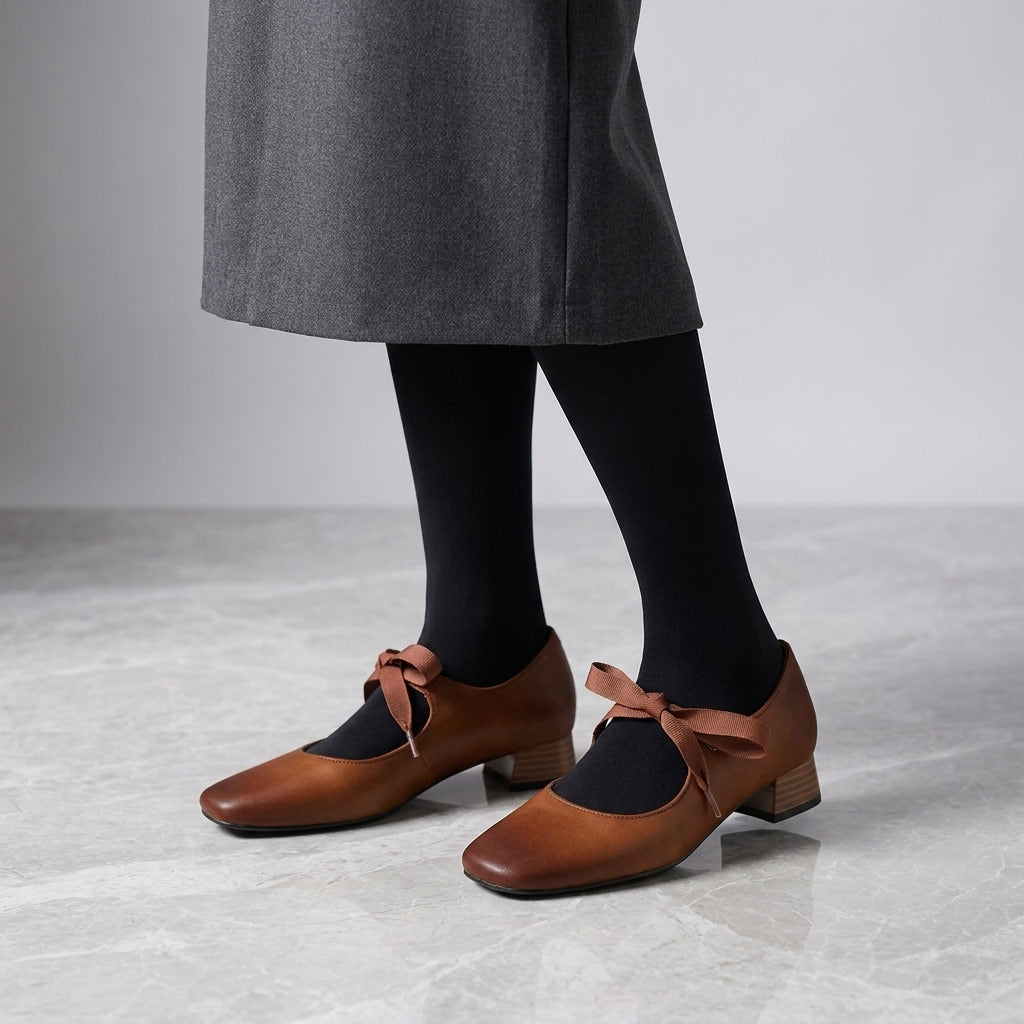 Civita Leather Mary Janes