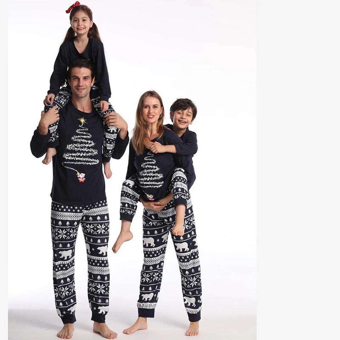 Red Family Christmas Pajama Set | Long Sleeve