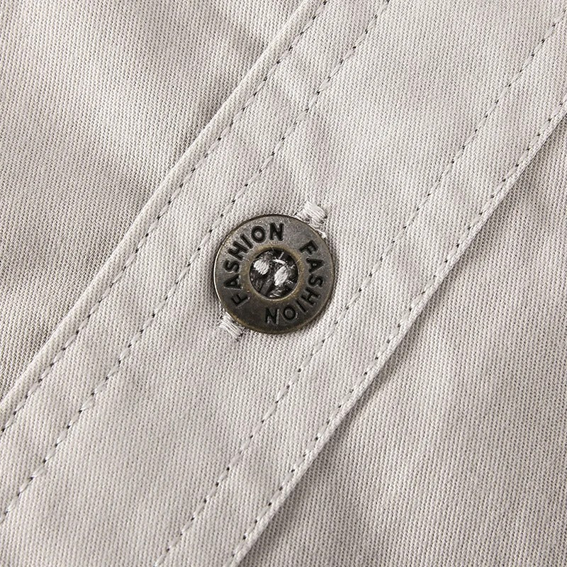 Men's Long Sleeve Button-Up Utility Shirt