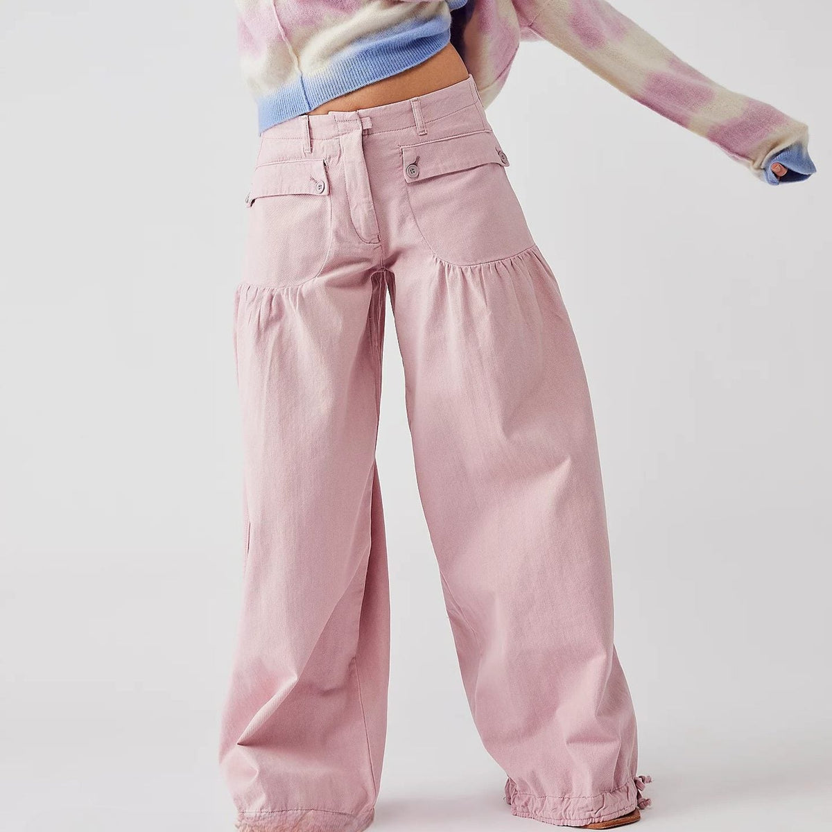 Reinhold | Women's Wide Leg Jeans with Cropped Ankle