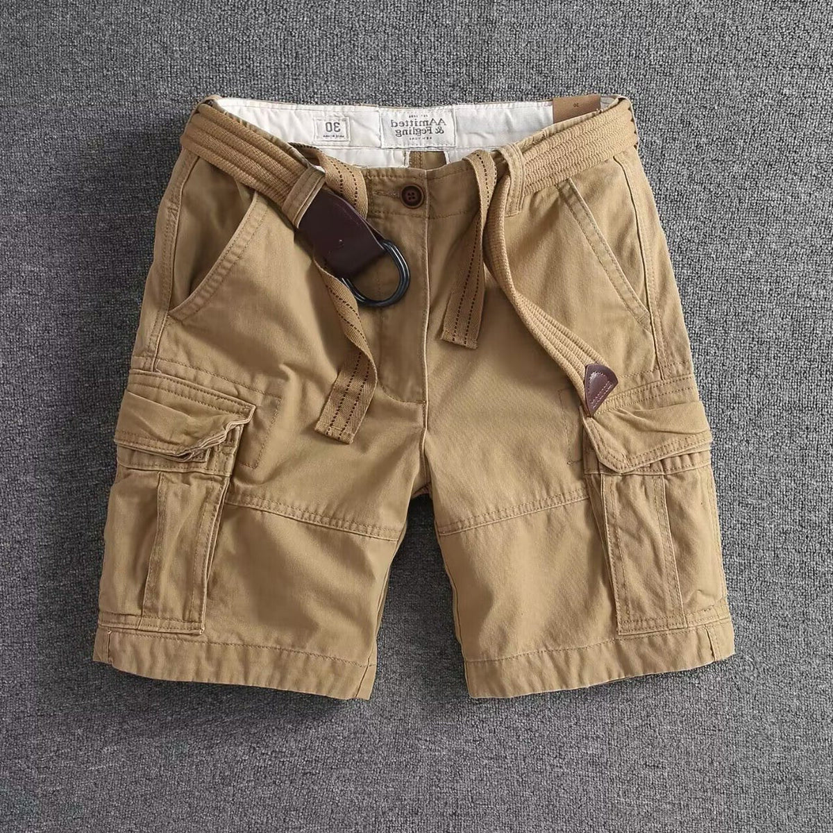 Relaxed Fit Cargo Shorts for Men
