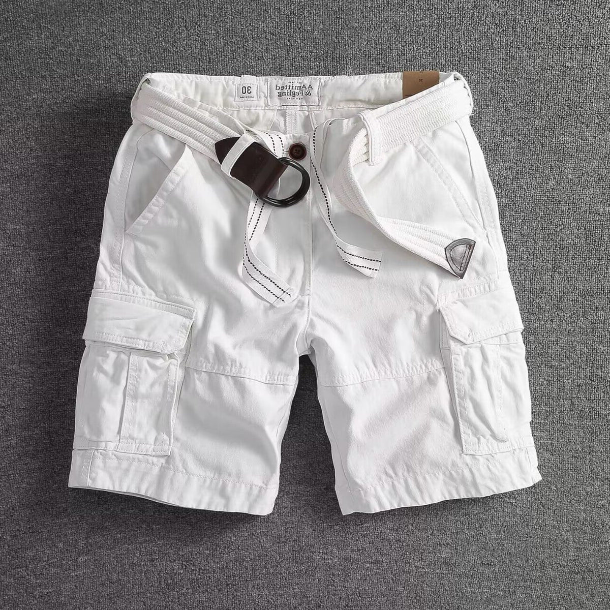 Relaxed Fit Cargo Shorts for Men