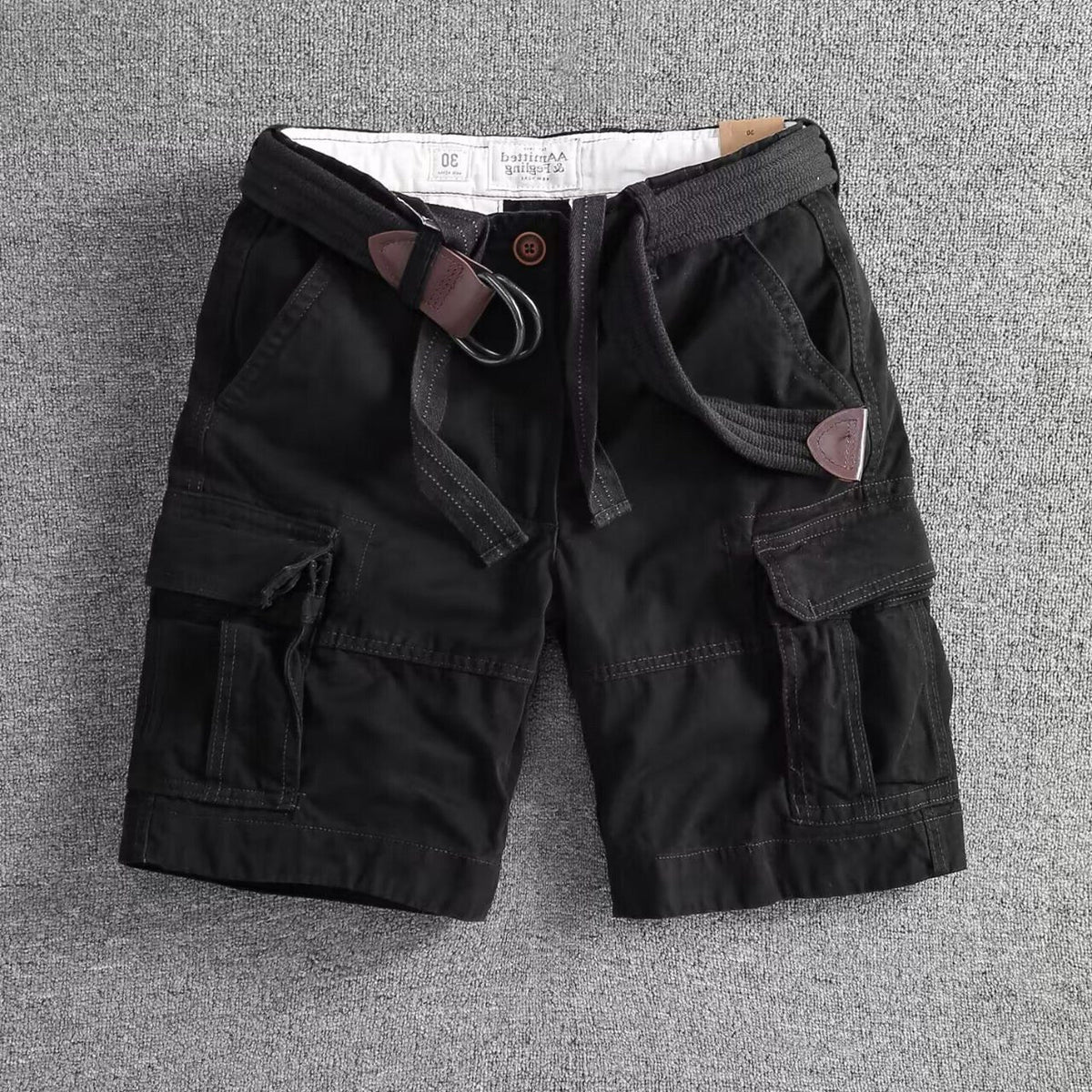 Relaxed Fit Cargo Shorts for Men