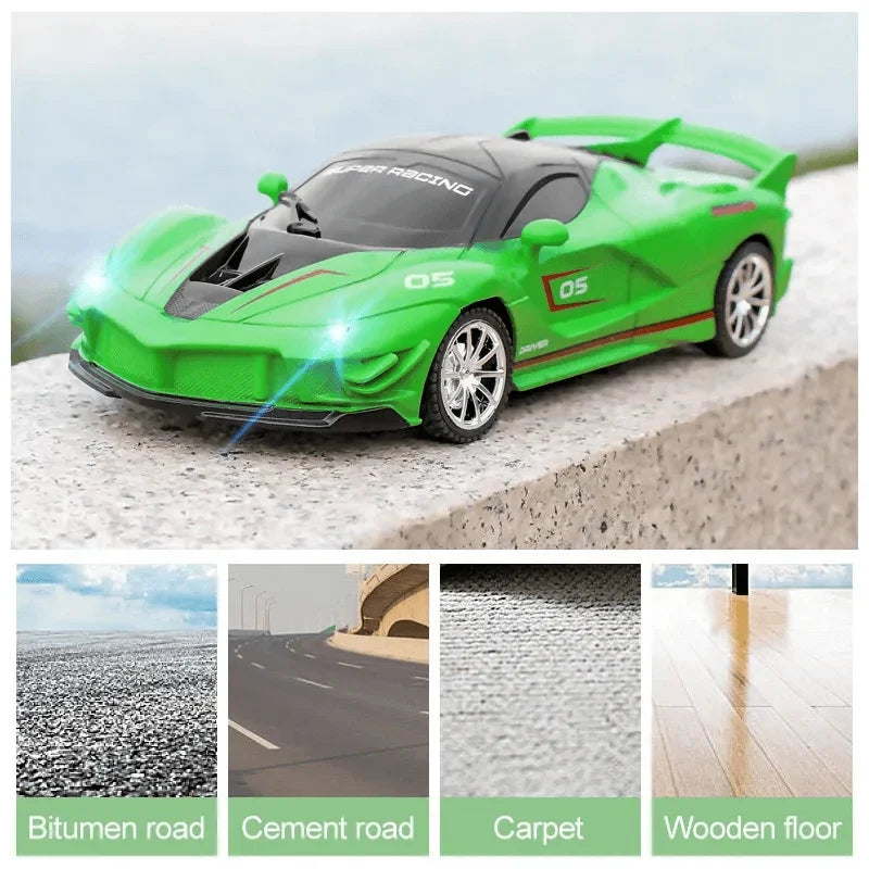 Remote Control Car | High-Speed 2.4G Remote & LED Lights