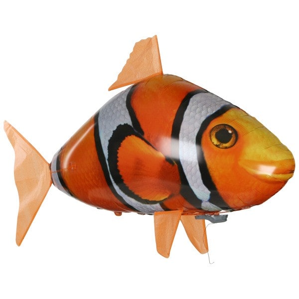 Remote Control Flying Shark Toy with Inflatable Design and Movable Tail Fin