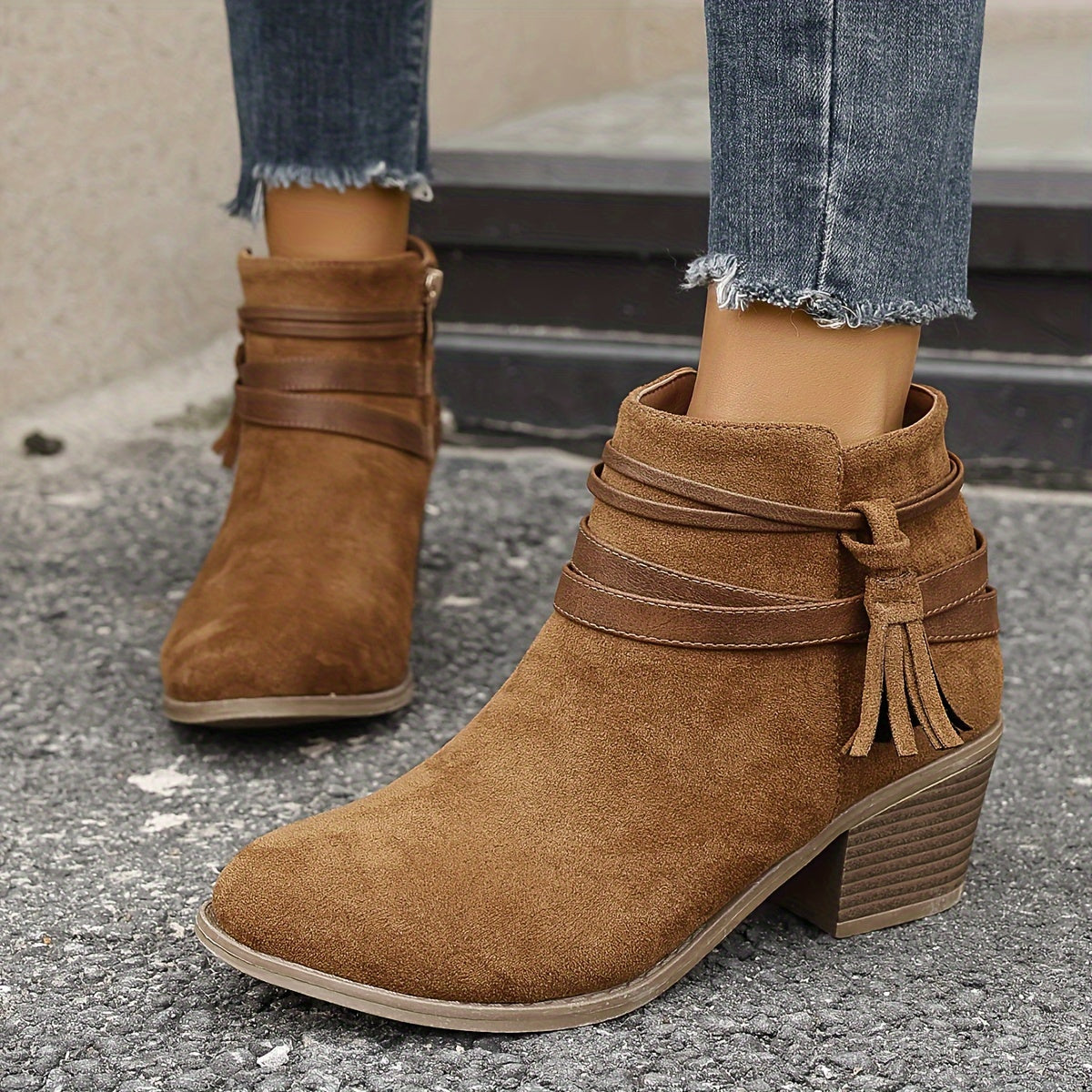 Solange | Block Heel Chelsea Boots