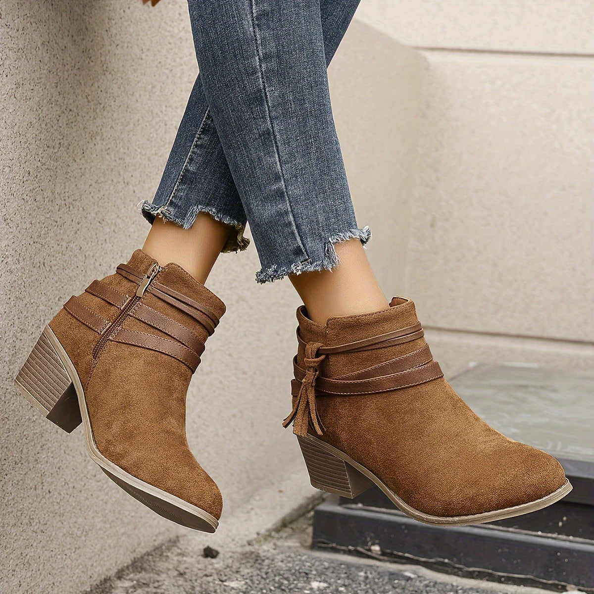 Solange | Block Heel Chelsea Boots