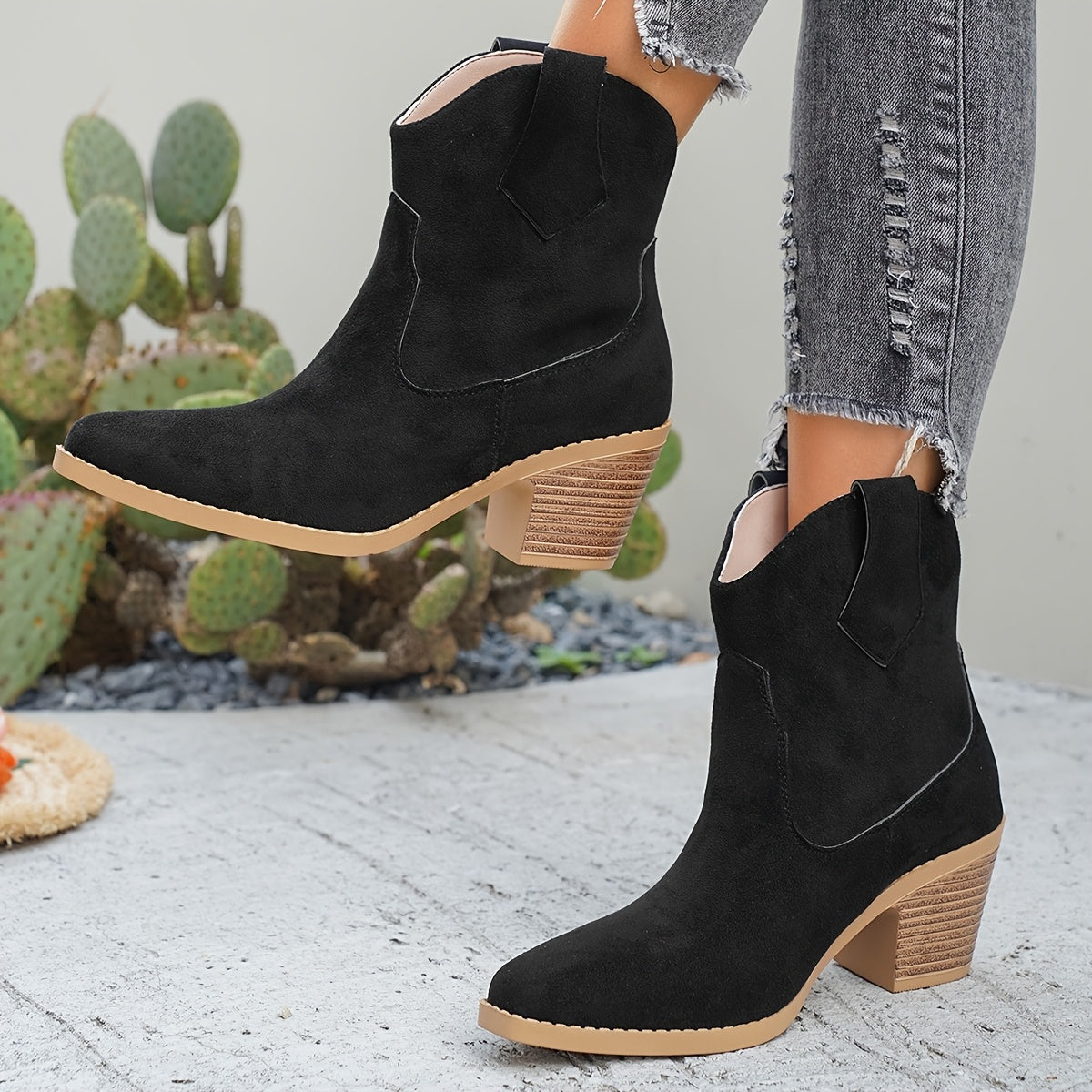 Delphine | Western Chelsea Boots