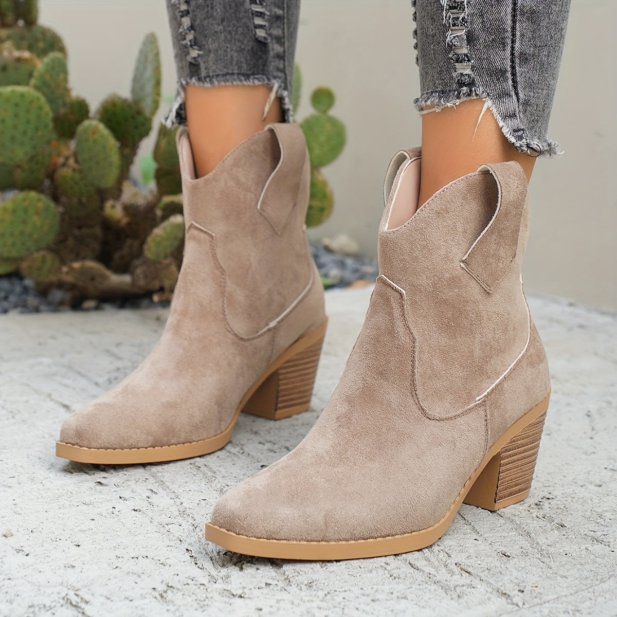 Delphine | Western Chelsea Boots