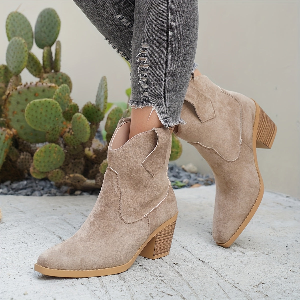 Delphine | Western Chelsea Boots