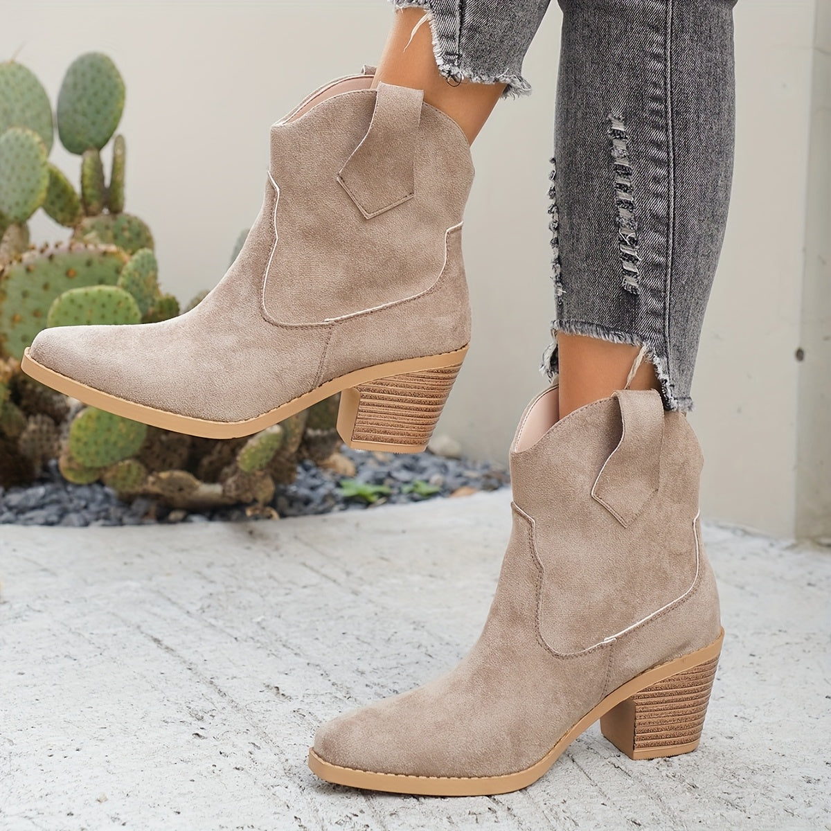 Delphine | Western Chelsea Boots
