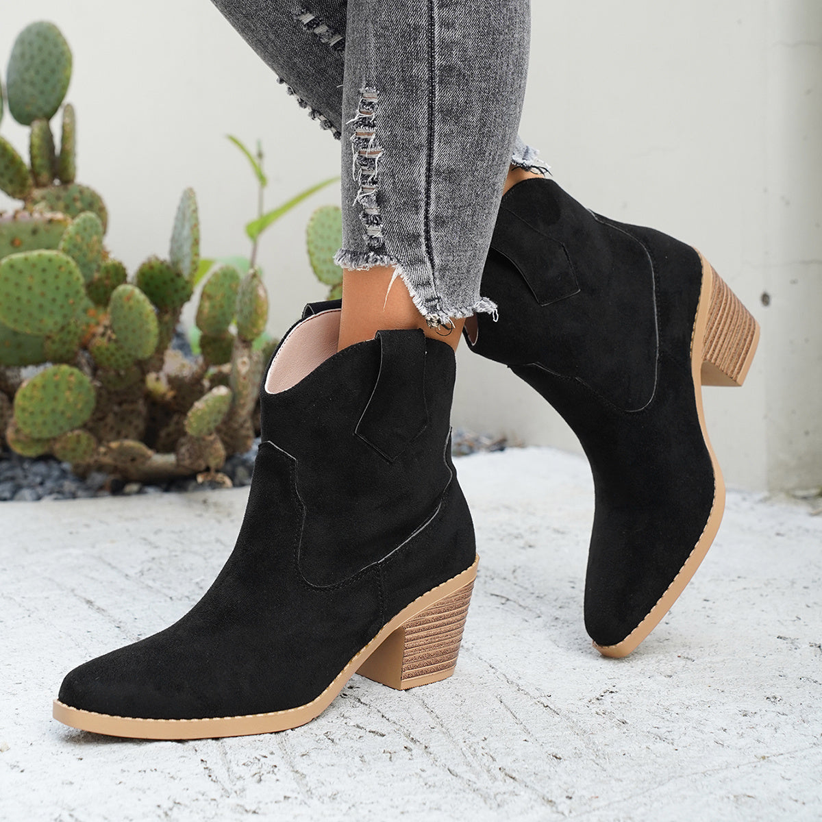 Delphine | Western Chelsea Boots