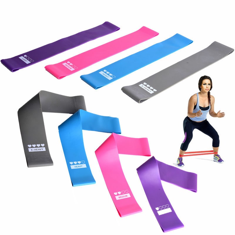 Resistance Bands Loop Exercise Stretch for Workout Training with Storage Pouch