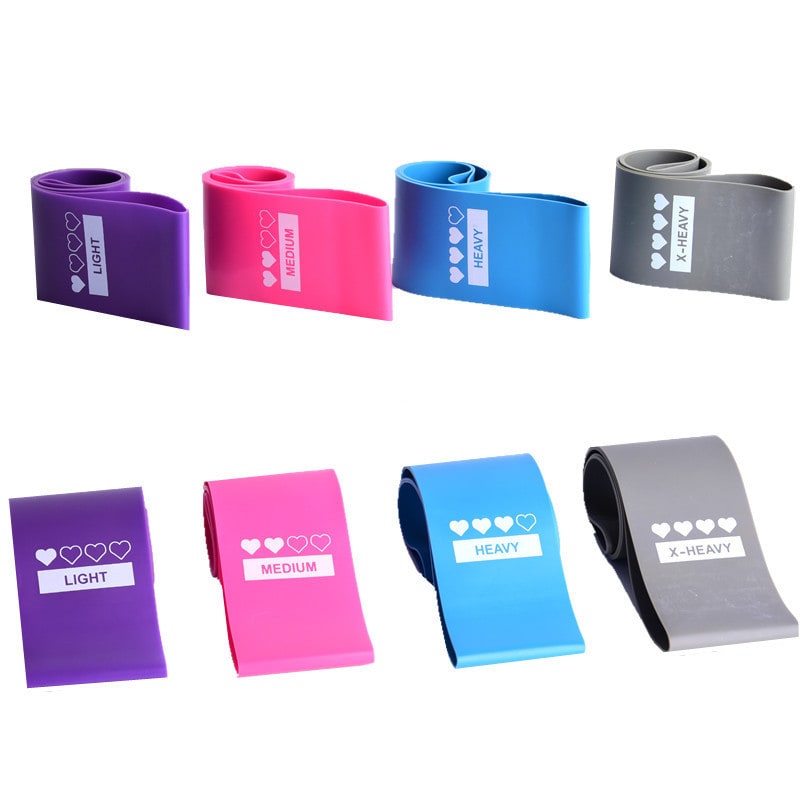 Resistance Bands Loop Exercise Stretch for Workout Training with Storage Pouch