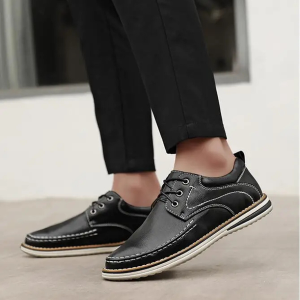 Reuben | Men's Leather Slip-On Loafers
