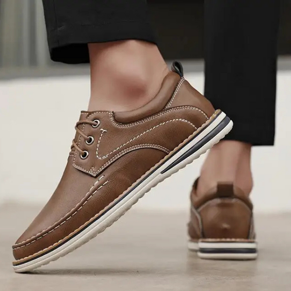 Reuben | Men's Leather Slip-On Loafers