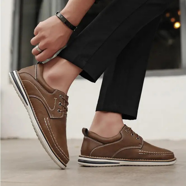 Reuben | Men's Leather Slip-On Loafers
