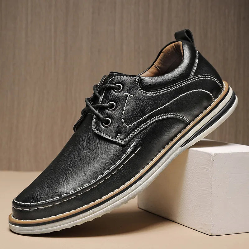 Reuben | Men's Leather Slip-On Loafers