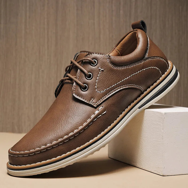 Reuben | Men's Leather Slip-On Loafers