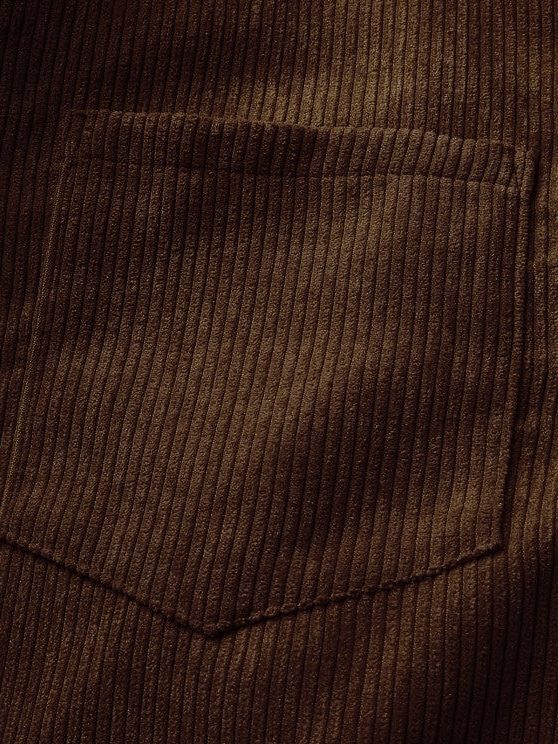 Ribbed Knit Polo Shirt for Men