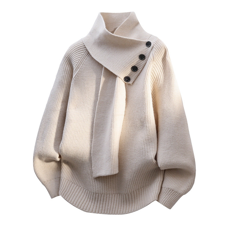 Kalliope | Scarf-Neck Sweater