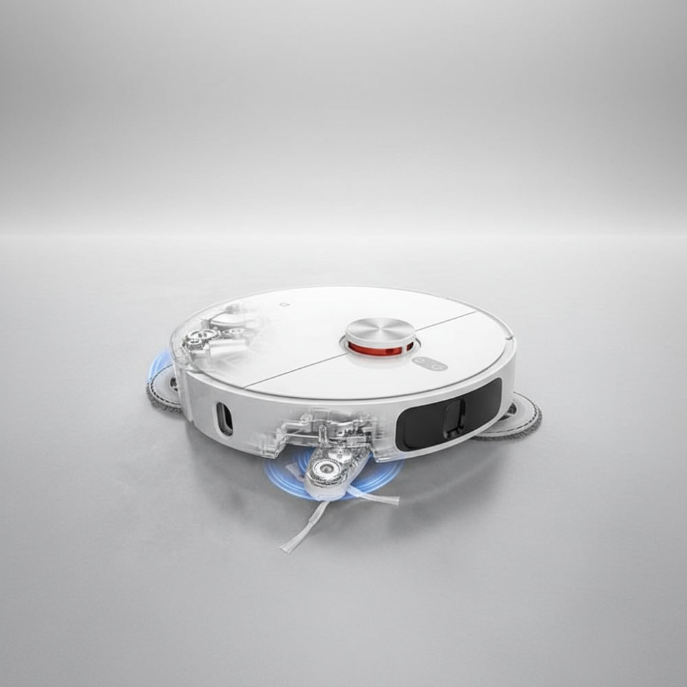 Robot Vacuum and Mop Cleaner with Smart Navigation and Dual Spinning Pads