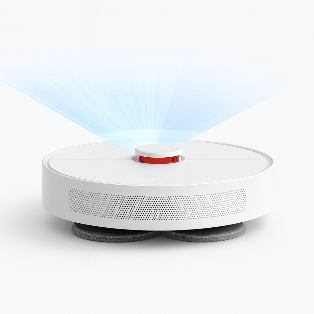 Robot Vacuum and Mop Cleaner with Smart Navigation and Dual Spinning Pads