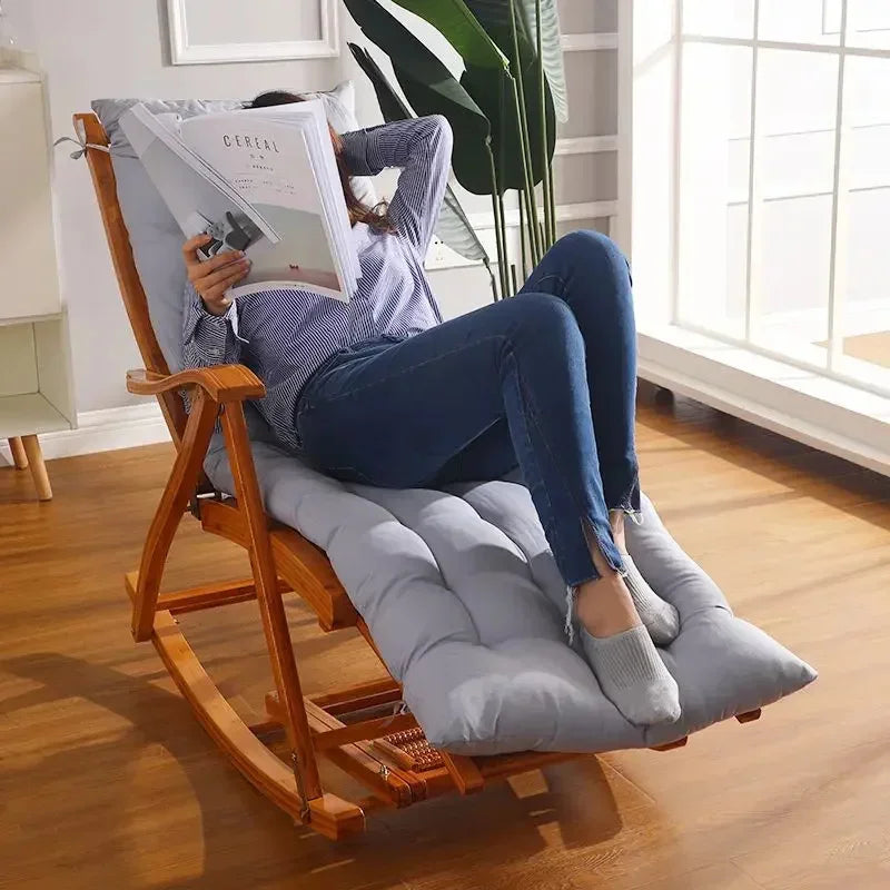 Rocking Chair Cushion | Adjustable Padding Cotton & Polyester | Small & Large